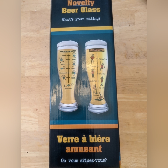 Oversized Novelty Beer Glass Novelty Boozometer Beer - Picture 7 of 10